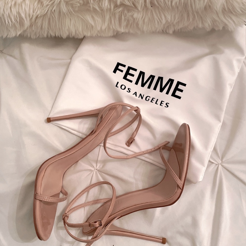 ➕ Femme Los Angeles Nude Stiletto Heels